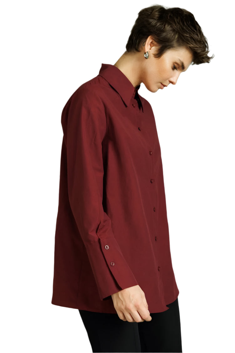 Shirt with Removable Scarf