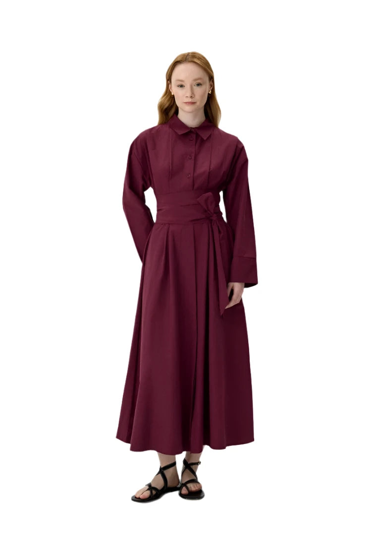 Belted Shirt Dress