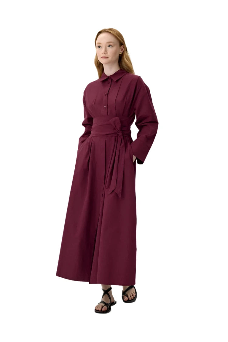 Belted Shirt Dress