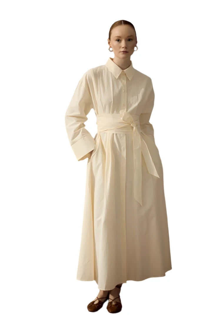 Belted Shirt Dress