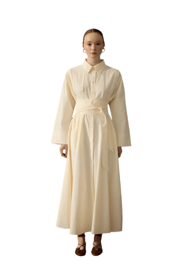 Belted Shirt Dress