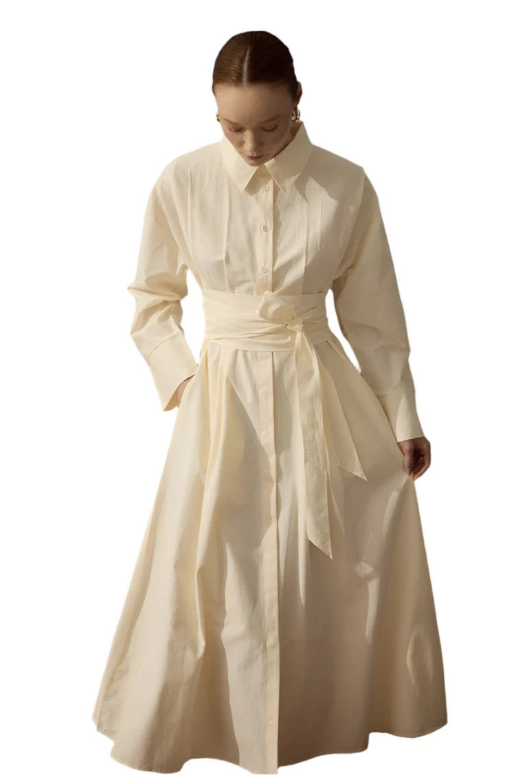 Belted Shirt Dress