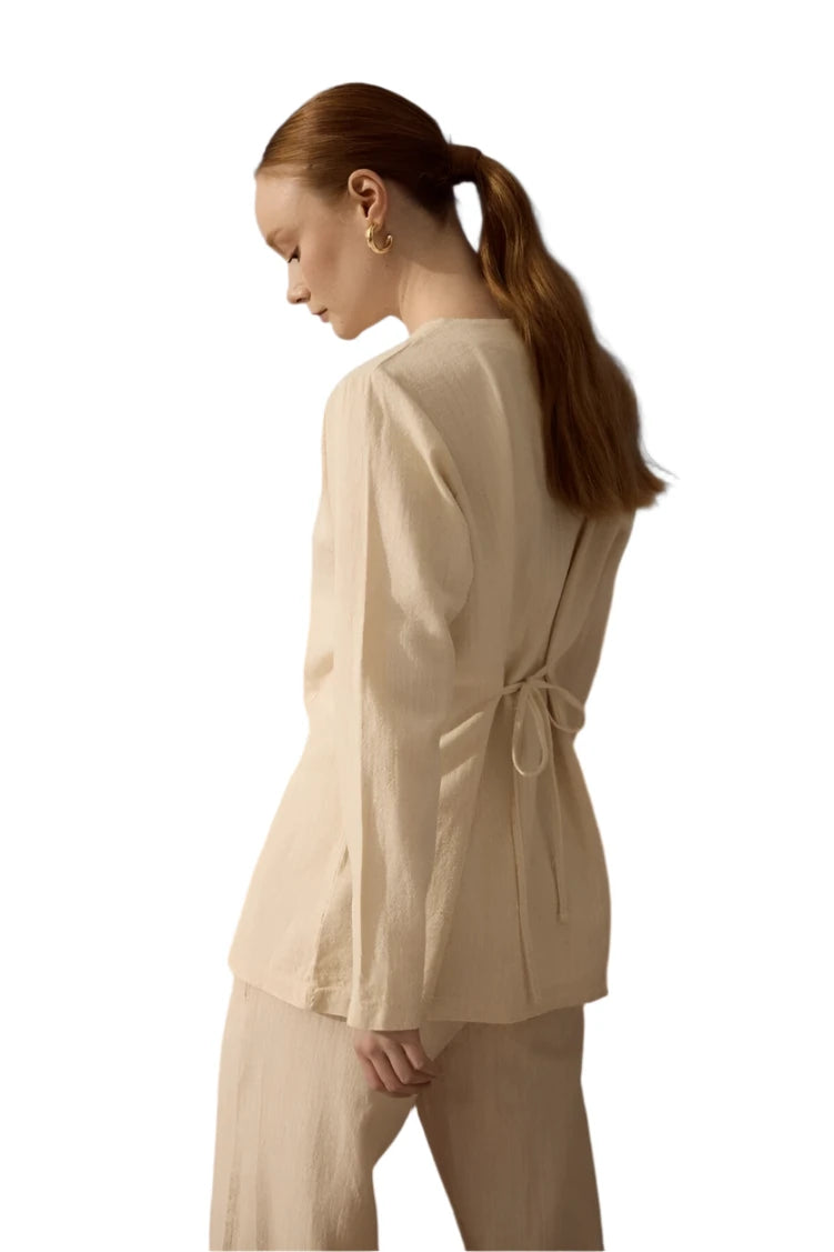 Natural Shirt with Adjustable Waist
